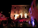architectural lighting for walls for events in Tuscany